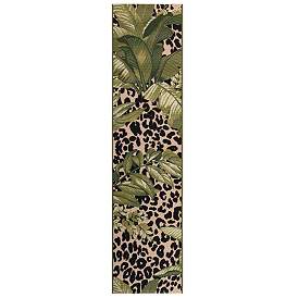 Image1 of Liora Manne Marina Safari Indoor/Outdoor Rug Green 1'11" x 7'6