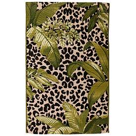 Image1 of Liora Manne Marina Safari Indoor/Outdoor Rug Green 2'7" x 4'3&