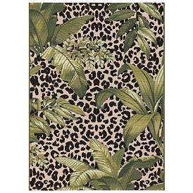 Image1 of Liora Manne Marina Safari Indoor/Outdoor Rug Green 3'3" x 4'11