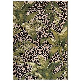 Image1 of Liora Manne Marina Safari Indoor/Outdoor Rug Green 8'10" x 11'