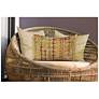 1_Liora Manne Marina Sienna Indoor/Outdoor Pillow Gold 12"x18"