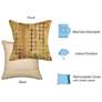 4_Liora Manne Marina Sienna Indoor/Outdoor Pillow Gold 12"x18" more views