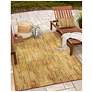 7_Liora Manne Marina Sienna Indoor/Outdoor Pillow Gold 12"x18" more views