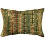 1_Liora Manne Marina Sienna Indoor/Outdoor Pillow Green 12"x18"