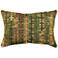Liora Manne Marina Sienna Indoor/Outdoor Pillow Green 12"x18"