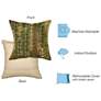 3_Liora Manne Marina Sienna Indoor/Outdoor Pillow Green 12"x18" more views