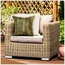 3_Liora Manne Marina Sienna Indoor/Outdoor Pillow Green 18"x18" more views