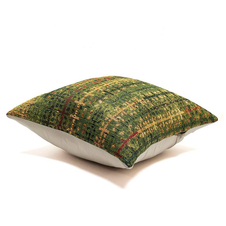 Image 6 Liora Manne Marina Sienna Indoor/Outdoor Pillow Green 18"x18" more views
