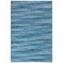 Liora Manne Marina Stripes Indoor/Outdoor Rug China Blue 4&#39;10" x 7