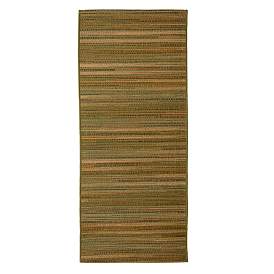Image1 of Liora Manne Marina Stripes Indoor/Outdoor Rug Green 1'11" x 4'