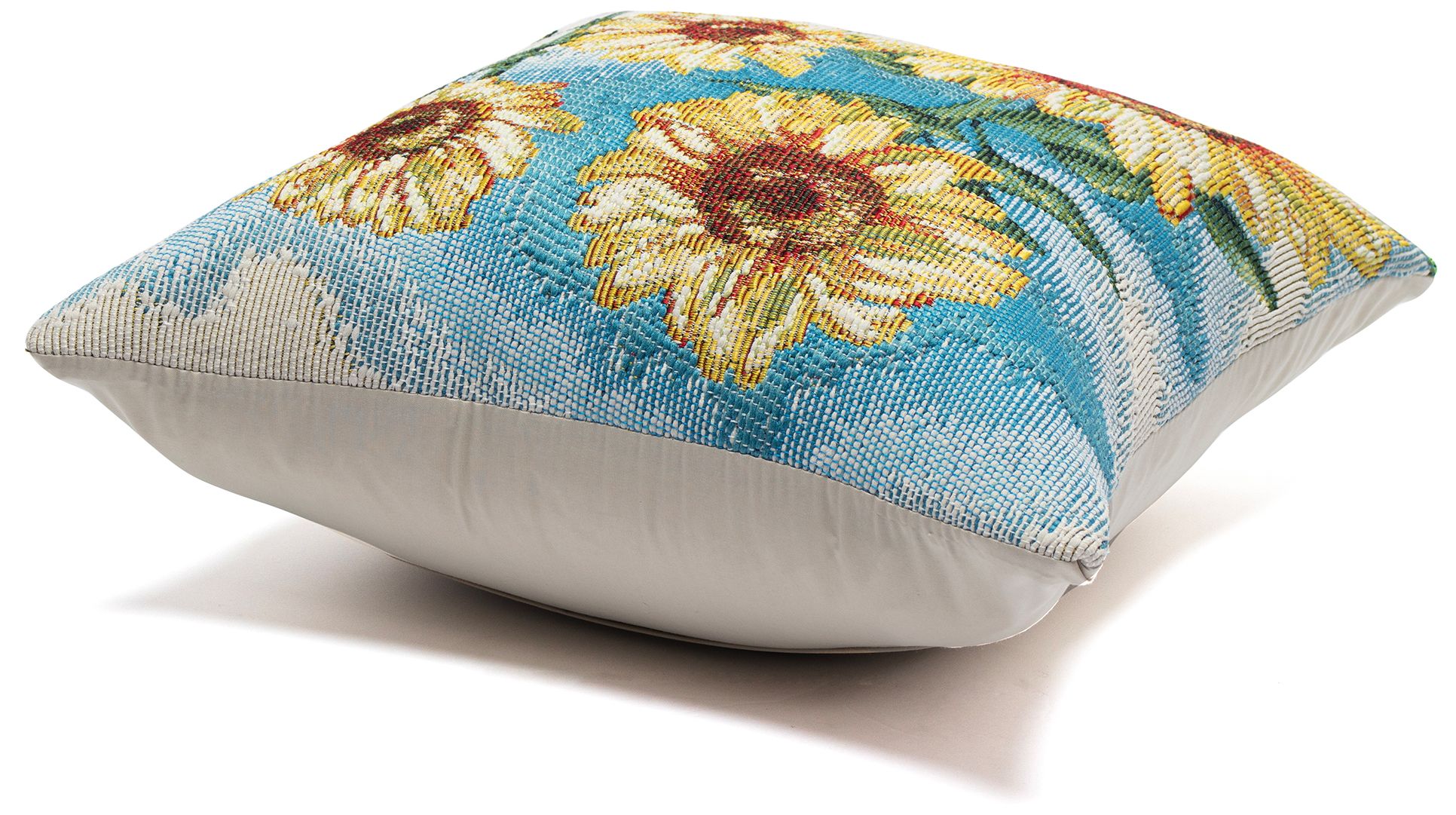 Image 6 Liora Manne Marina Sunny Day Indoor/Outdoor Pillow Blue 18"x18" more views