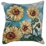 2_Liora Manne Marina Sunny Day Indoor/Outdoor Pillow Blue 18"x18"