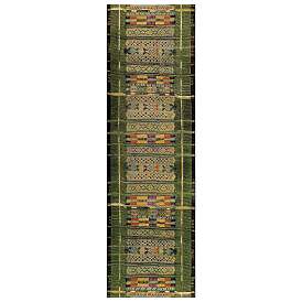 Image1 of Liora Manne Marina Tribal Stripe Indoor/Outdoor Rug Green 1'11" x