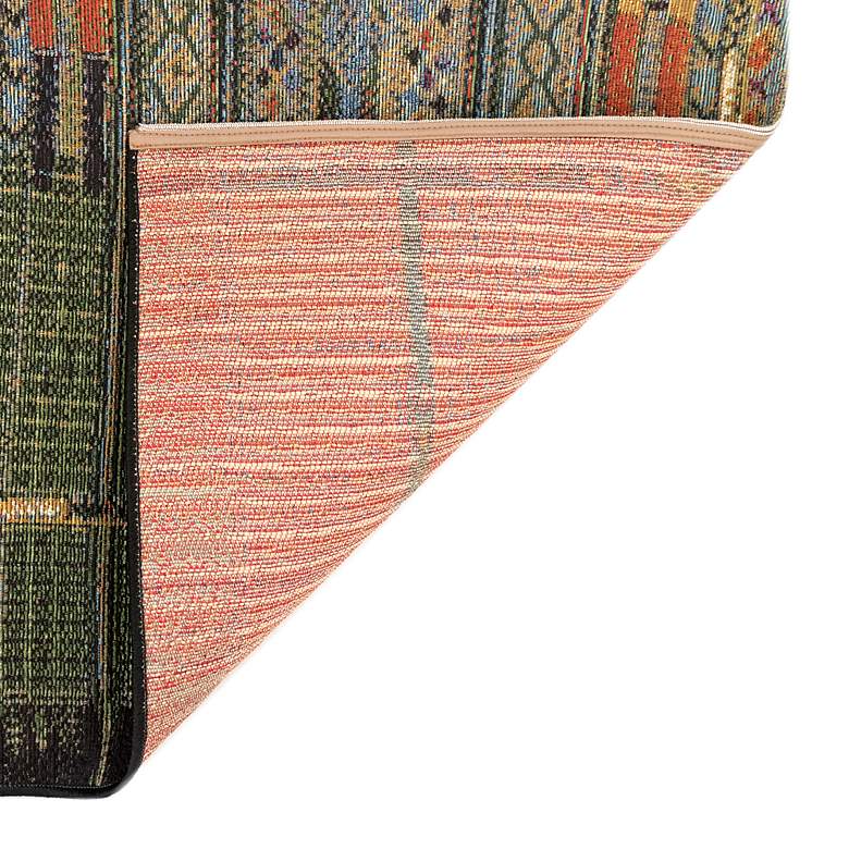 Image 2 Liora Manne Marina Tribal Stripe Indoor/Outdoor Rug Green 4'10" x more views