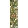 Liora Manne Marina Tropical Leaf Indoor/Outdoor Rug Cream