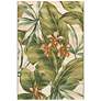 Thumbnail1 of Liora Manne Marina Tropical Leaf Indoor/Outdoor Rug Cream 7'10" x