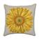 Liora Manne Marina Yellow Flower Indoor/Outdoor Pillow Yellow 18"x18"