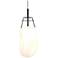 Liquid 10.5" Wide Satin Black Pendant