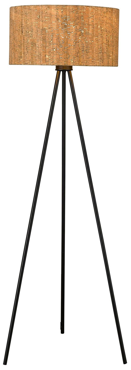 Image 4 Lisbon 1-Light Matte Black Floor Lamp more views