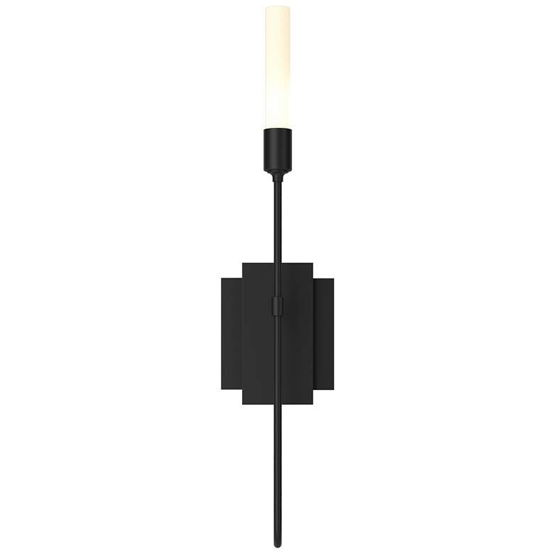 Image 1 Lisse 1 Light Sconce - Black Finish