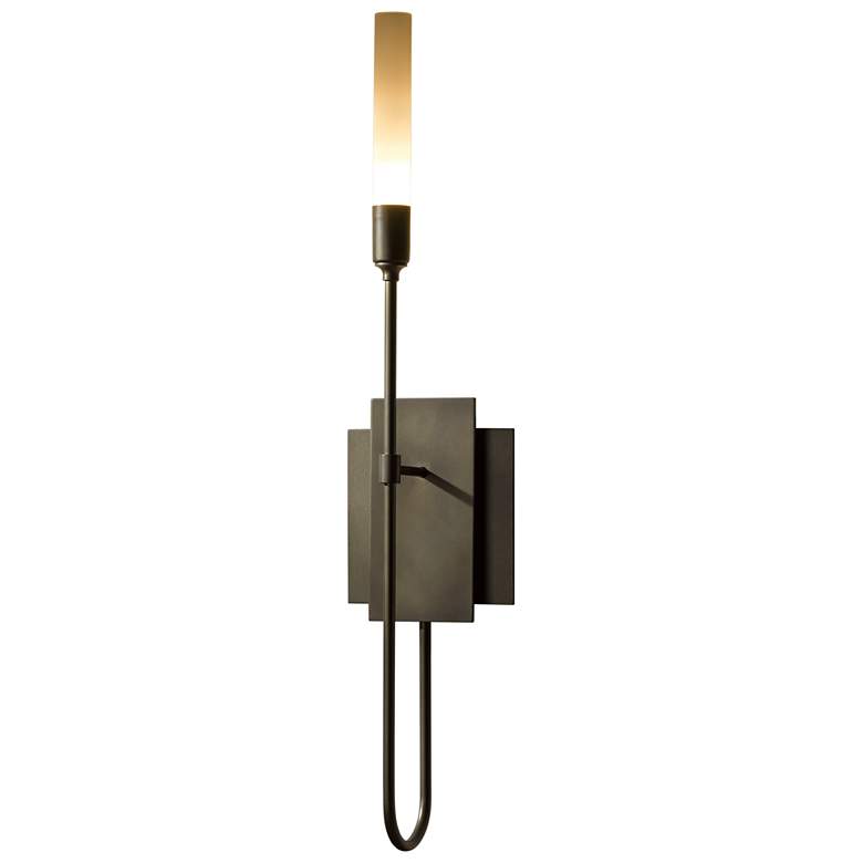 Image 1 Lisse 1 Light Sconce - Dark Smoke Finish