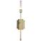 Lisse 1 Light Sconce - Modern Brass Finish