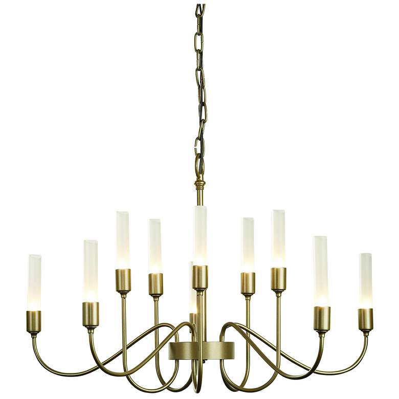 Image 1 Lisse 10 Arm Chandelier - Soft Gold Finish