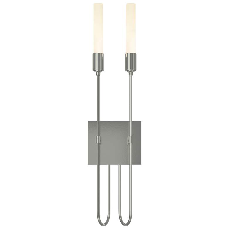 Image 1 Lisse 2 Light Sconce - Sterling Finish
