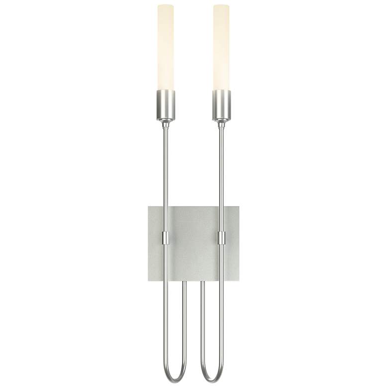 Image 1 Lisse 2 Light Sconce - Vintage Platinum Finish