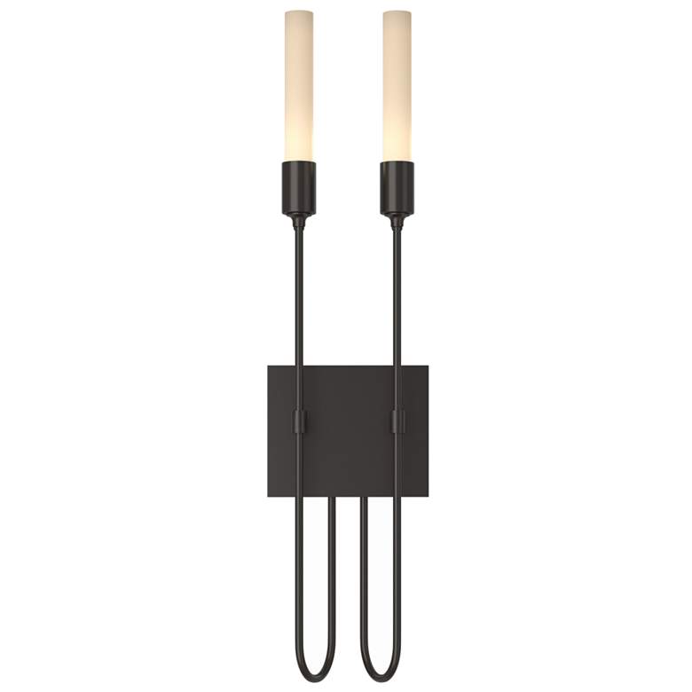 Image 1 Lisse 22 1/4" High Oil-Rubbed Bronze 2-Light Wall Sconce