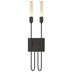 Lisse 22 1/4" High Oil-Rubbed Bronze 2-Light Wall Sconce