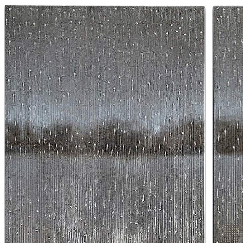Image 4 Listlessness 60" High Metallic 2-Piece Canvas Wall Art Set more views