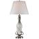Lite Source Abril Polished Steel Table Lamp