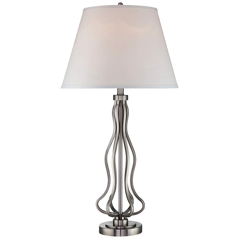 Image 1 Lite Source Abril Polished Steel Table Lamp