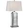 Lite Source Adora Chrome Ceramic Table Lamp