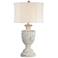 Lite Source Aeneas Vintage Chic White Wash Table Lamp