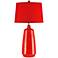 Lite Source Ailani Red Ceramic Table Lamp