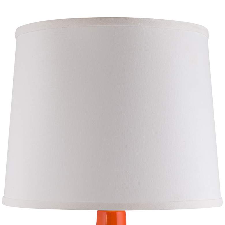 Image 4 Lite Source Arby 25" High Orange Nectar Droplet Ceramic Table Lamp more views