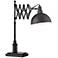 Lite Source Armstrong Accordion Arm Bronze Desk Lamp