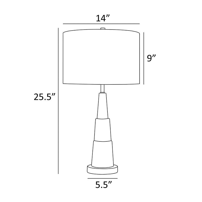 Image 6 Lite Source Astrid 25 1/2" High Clear Crystal Table Lamp more views