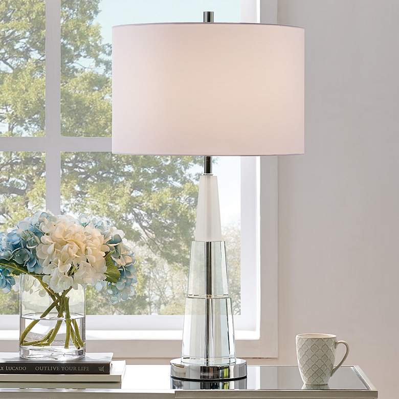 Image 1 Lite Source Astrid Clear Crystal Table Lamp