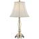 Lite Source Avaline Brushed Nickel Candlestick Table Lamp