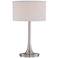 Lite Source Baha Polished Steel Contemporary Table Lamp