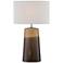 Lite Source Baker Gradient Coffee Ceramic Table Lamp