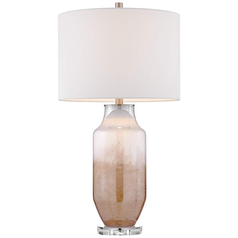 Image 1 Lite Source Becca 30 1/2" High Glazed Glass Table Lamp