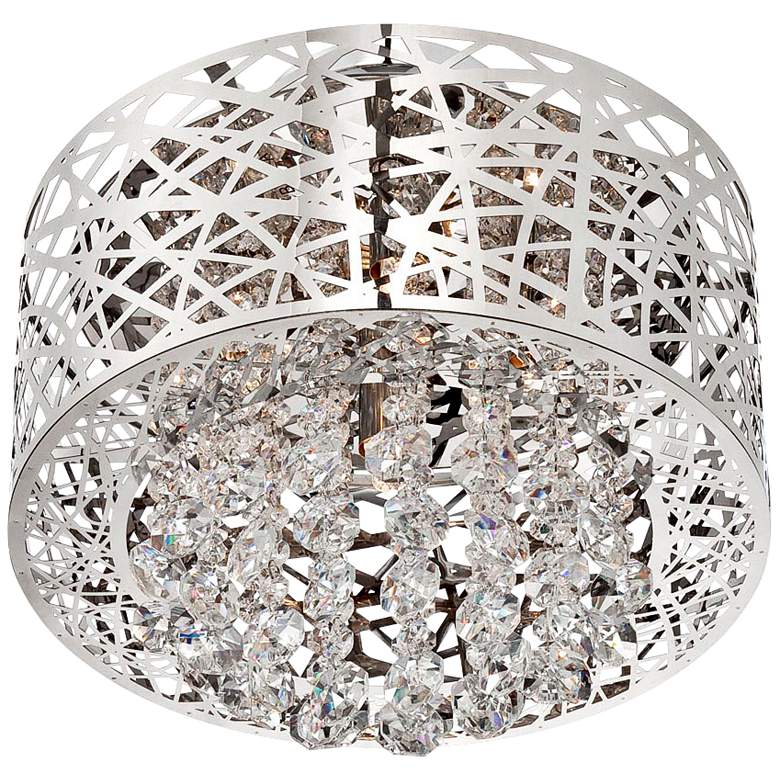 Image 3 Lite Source Benedetta 14 inch Wide Cut Crystal Ceiling Light more views