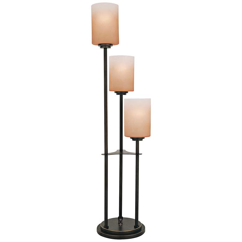 Image 1 Lite Source Bess 34" High Dark Bronze 3-Light Modern Accent Table Lamp