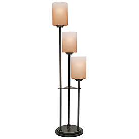 Image1 of Lite Source Bess 34" High Dark Bronze 3-Light Modern Accent Table Lamp