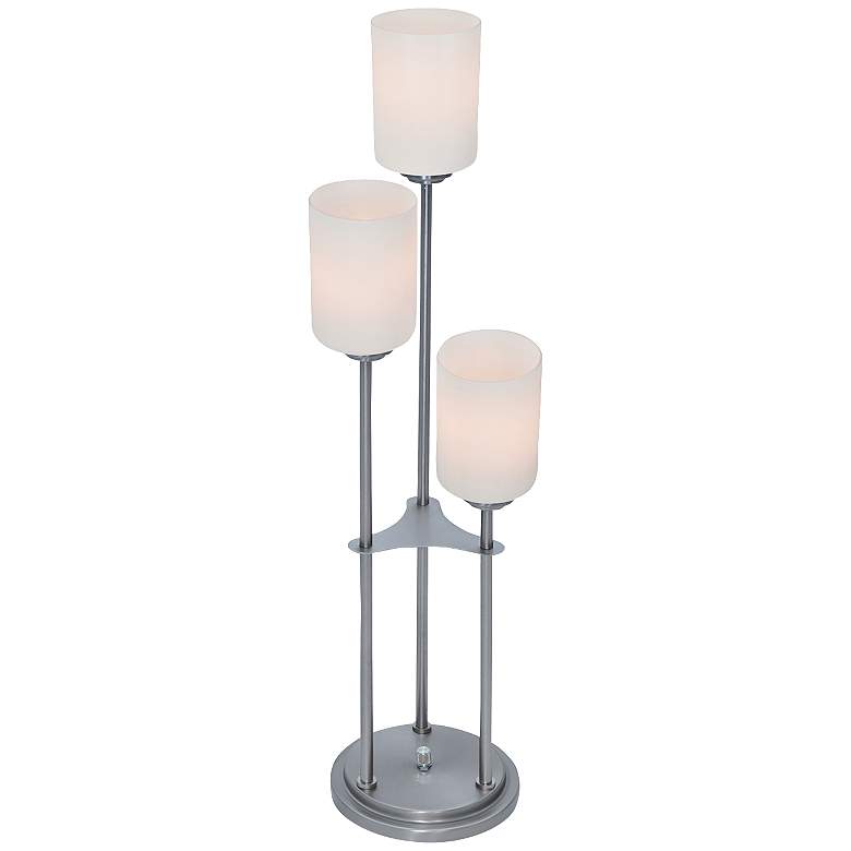 Image 2 Lite Source Bess 34"High Brushed Nickel 3-Light Table Lamp more views