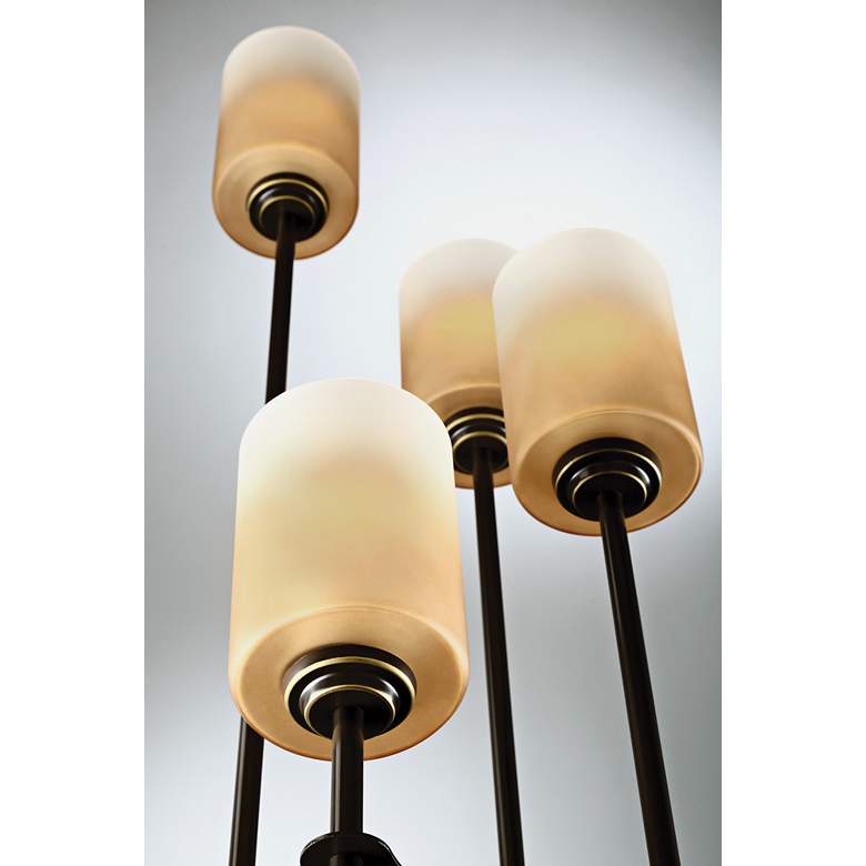 Image 3 Lite Source Bess 71" High Dark Bronze 4-Light Torchiere Floor Lamp more views